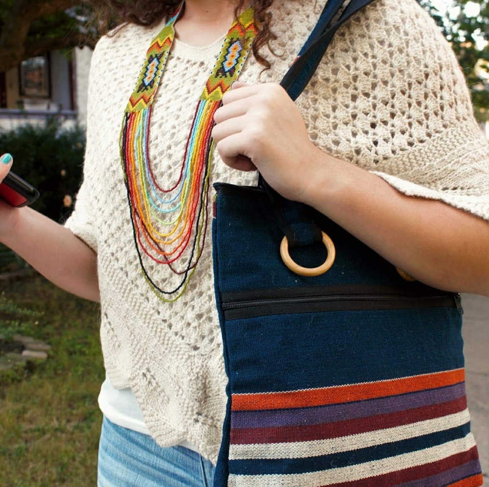 "RUSH" ZIPPER TOTE